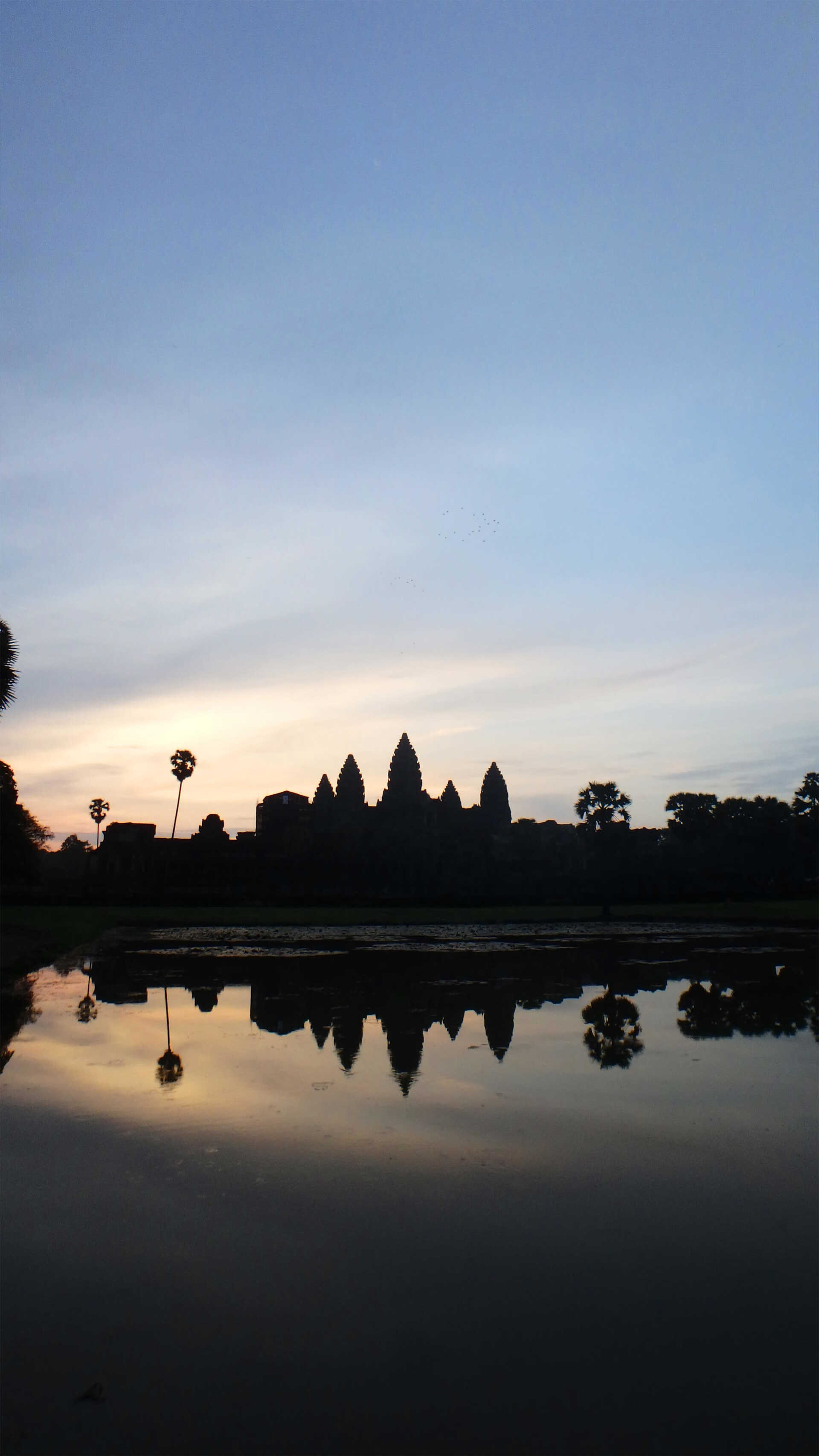 Angkor Wat at sunrise.