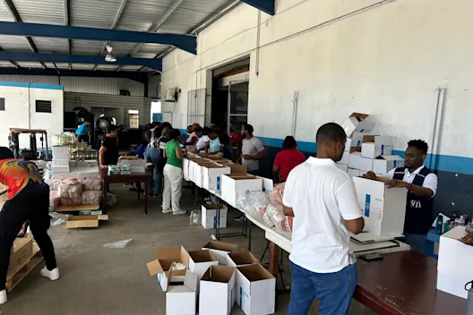 Furacão Melissa: Prestar assistência de emergência