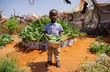Somália: Apoia famílias deslocadas e com fome