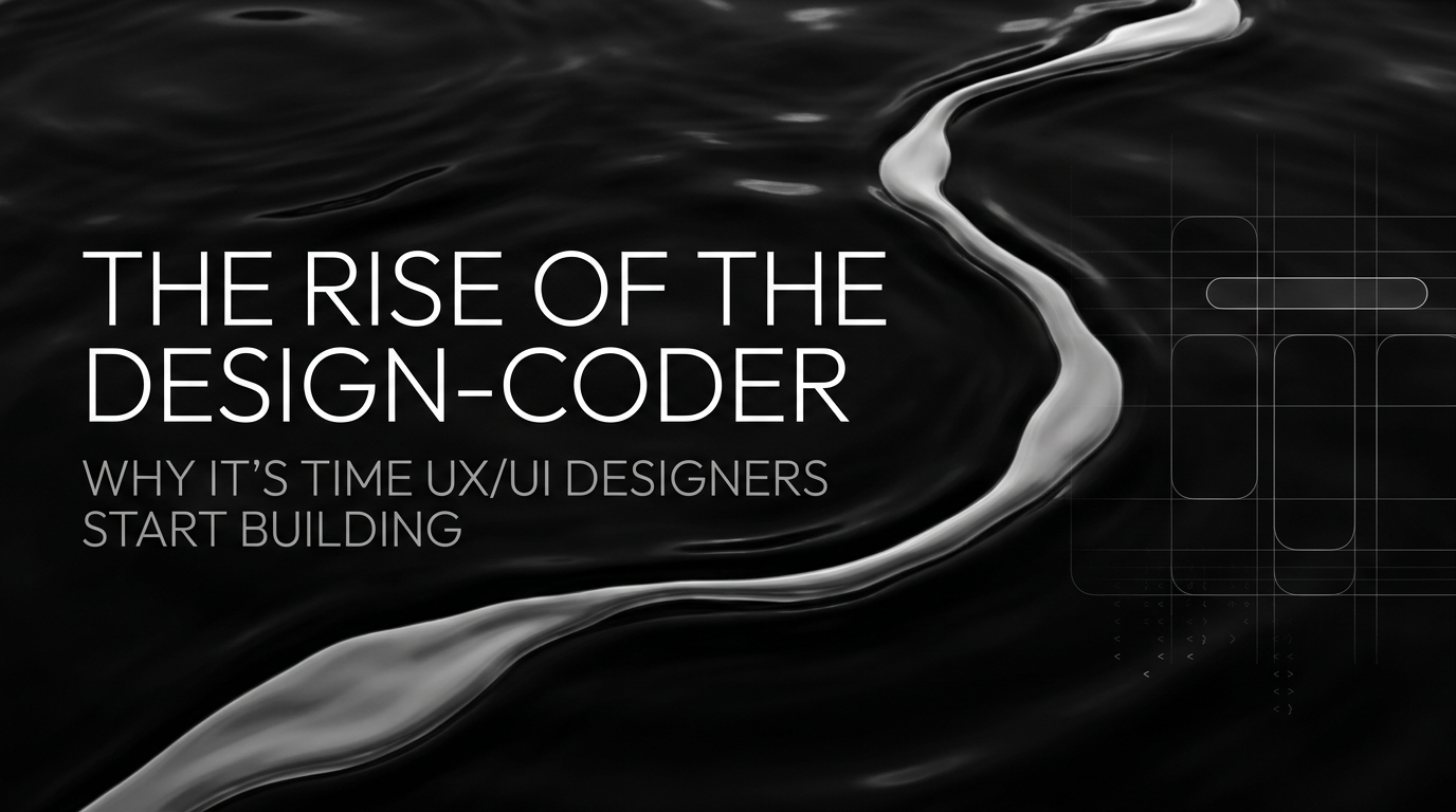 Cover photo of blog, black with liquid look background