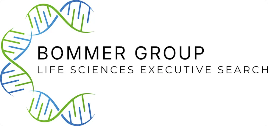 The new mark puts the firm’s specialty into the logo itself: a DNA double helix in the brand’s blue-to-green gradient wrapping the wordmark. Unmistakably life sciences at a glance, distinctive at favicon size, and the seed the entire site’s visual system grows from.