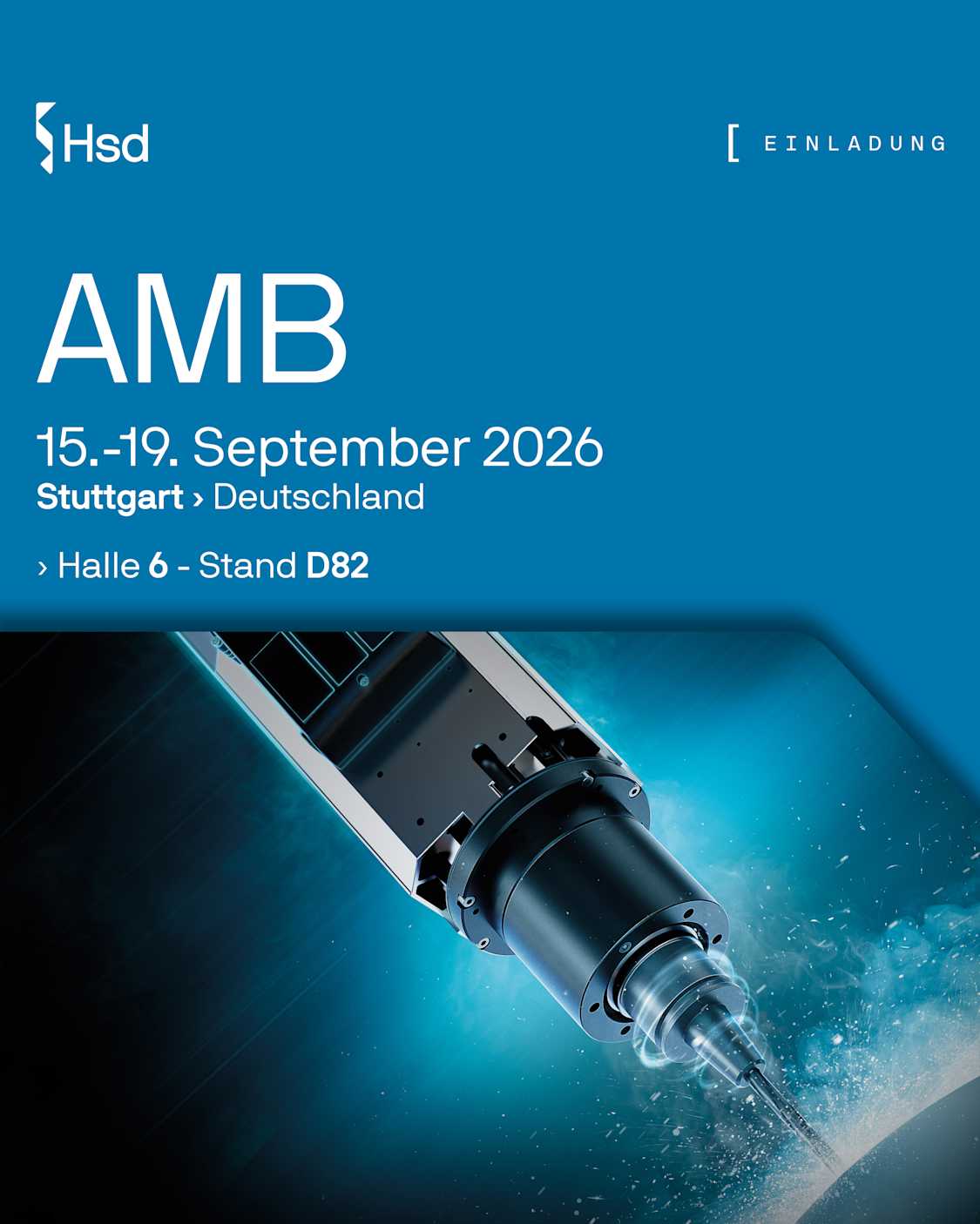 Bereit für Neues – HSD auf der AMB 2026