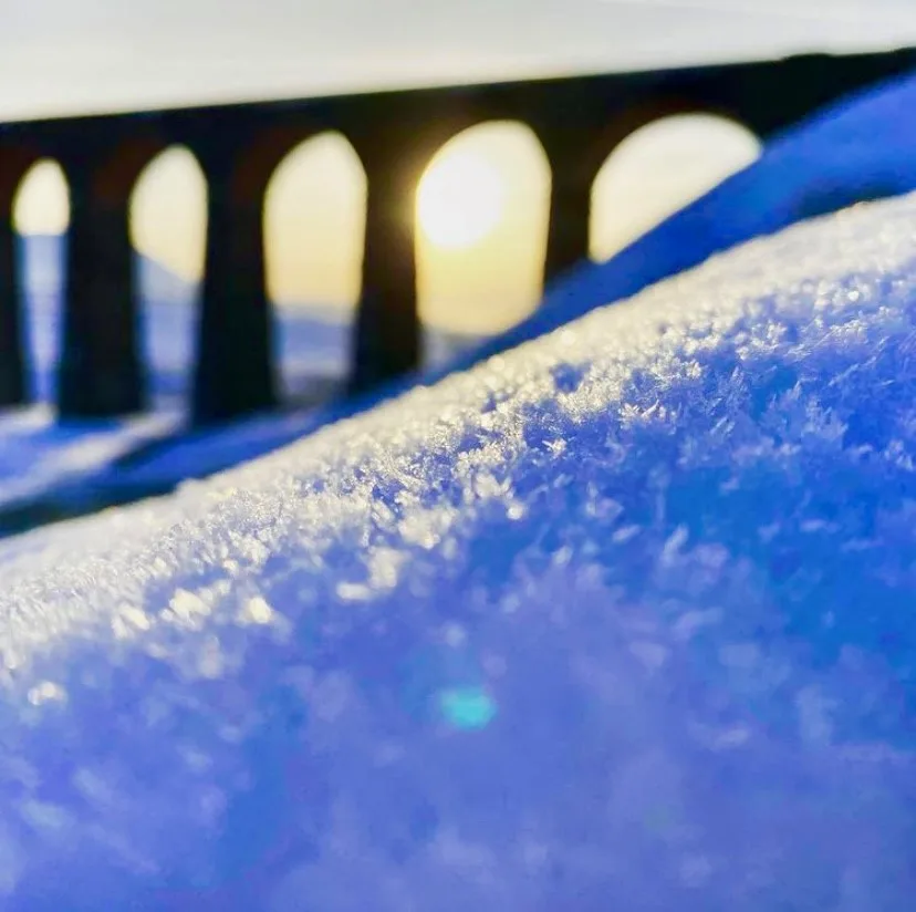 Snow at Ribblehead Viaduct
