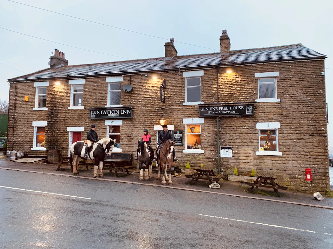 You Can Reach The Station Inn by Any Mode of Transport