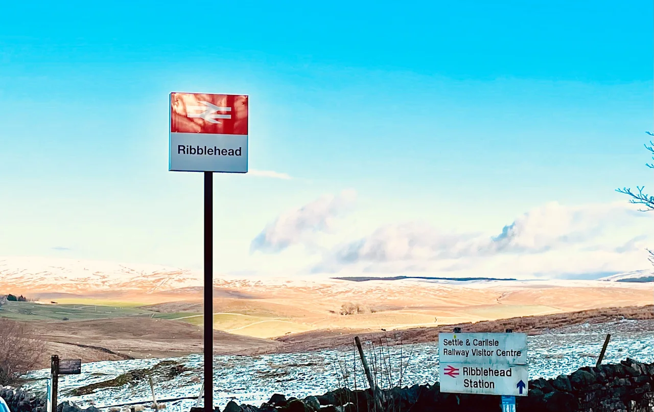 Ribblehead Station Sign