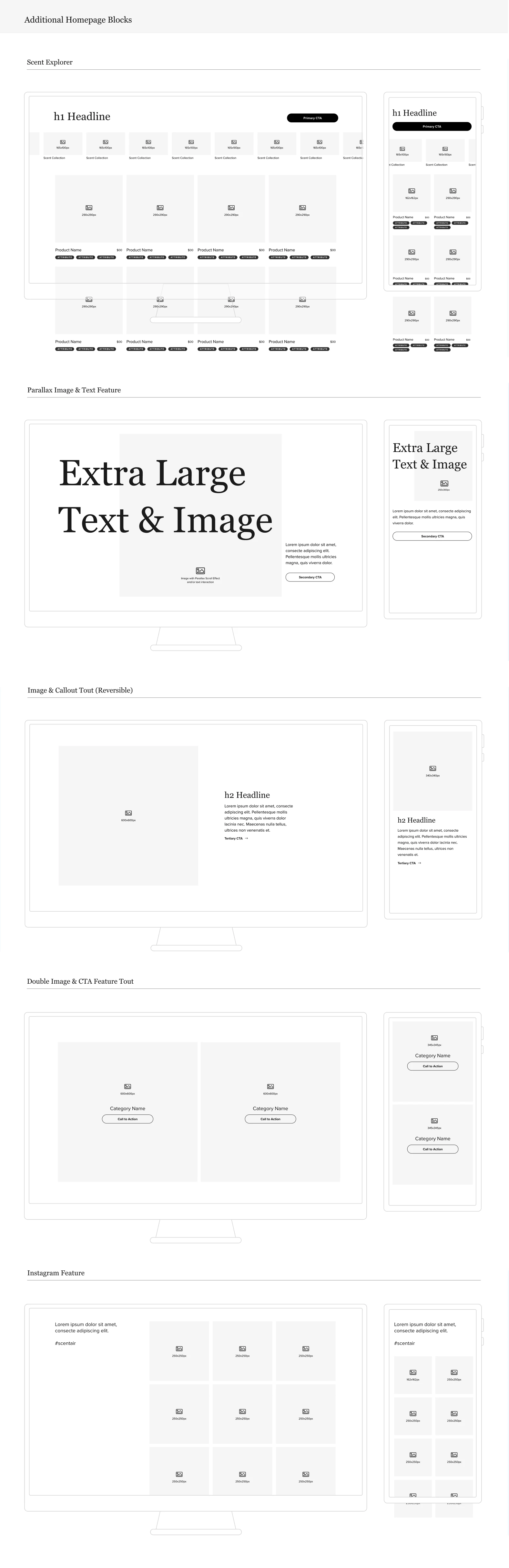 ScentAir Additional Blocks Wireframe