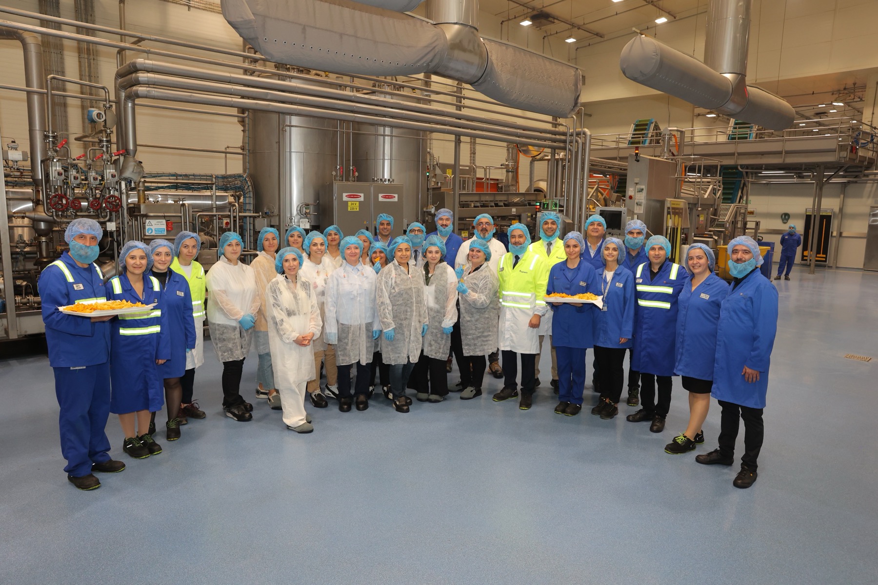 Employees at the Manisa plant