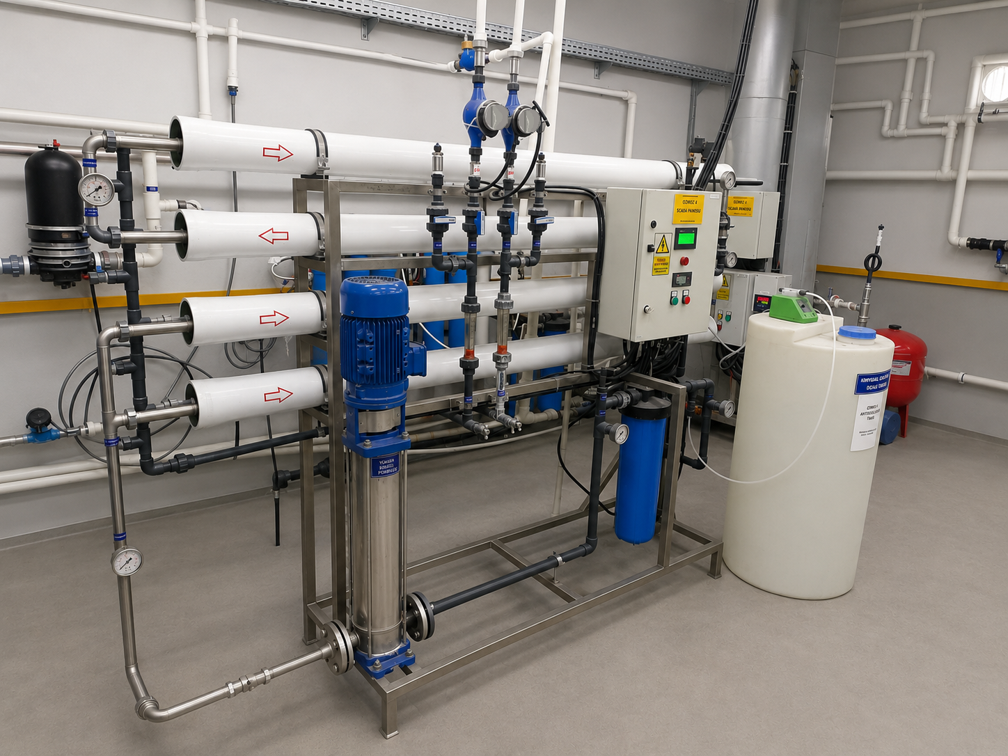 Reverse osmosis water recovery system