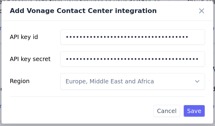 tuto Vonage Contact Center