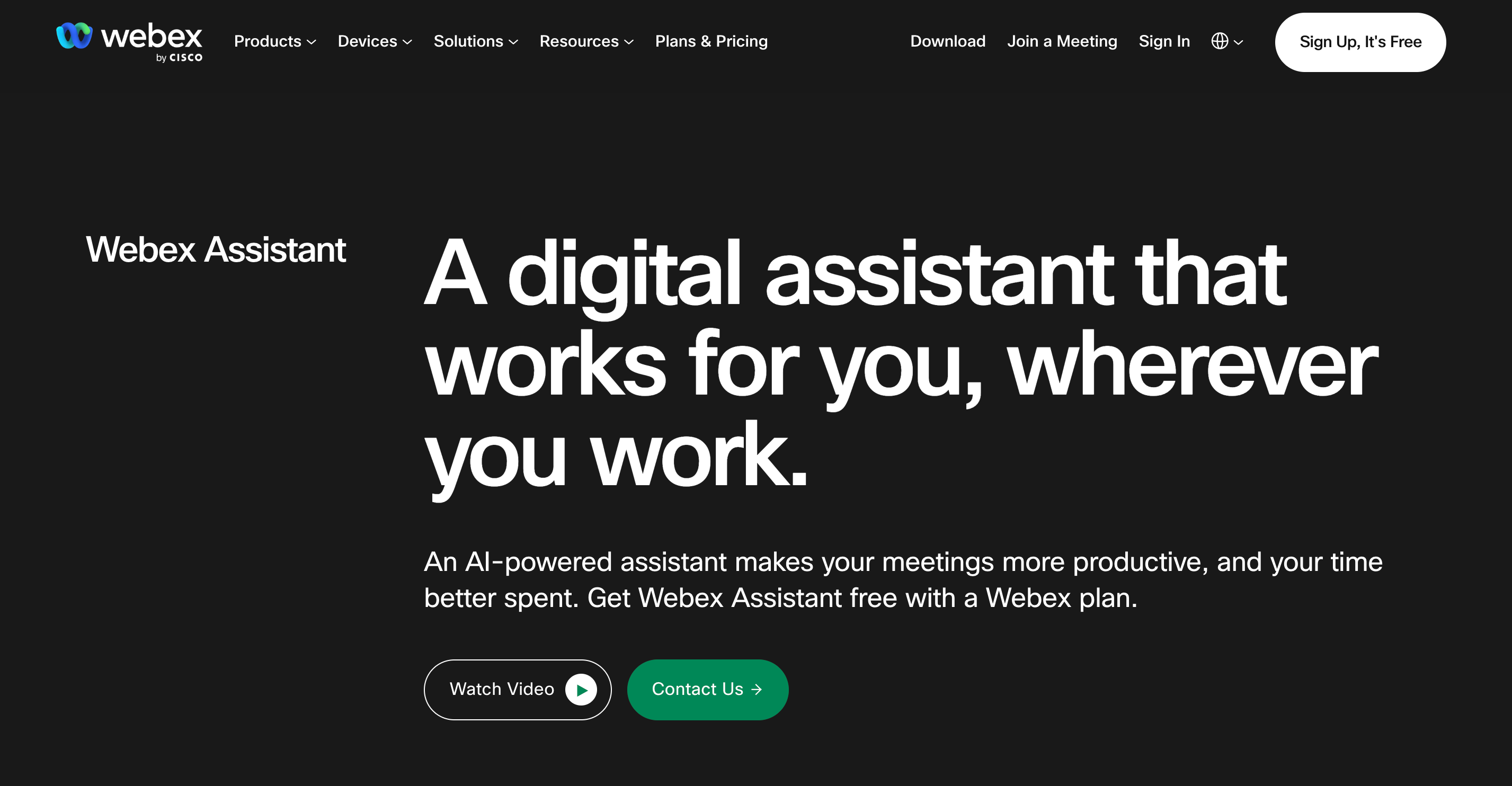 webex assistant