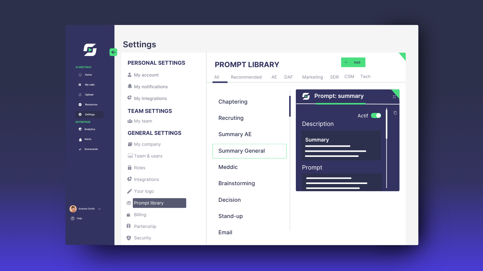 bibliothèque de prompt leexi en