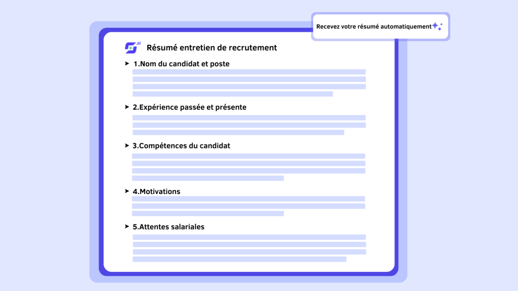  Leexi vous aide avec vos entretiens de recrutement