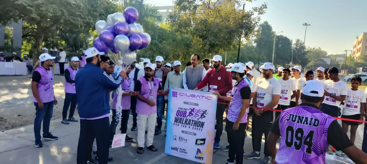 City runs for patients; ₹60,000 raised from the marathon donated to the organization Media 2