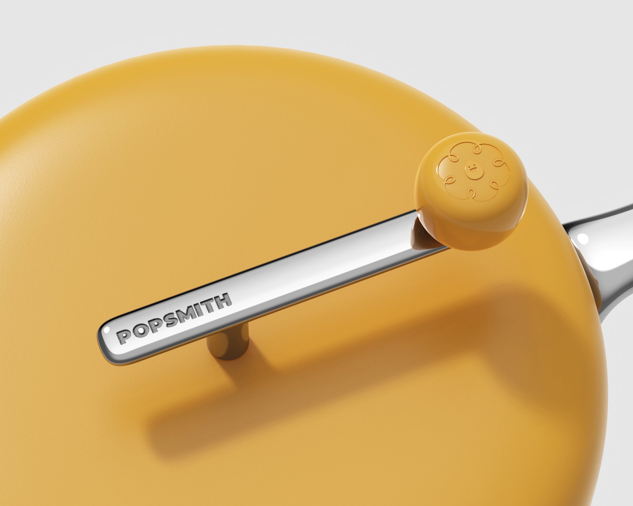 Popsmith Machine à popcorn en acier inoxydable compatible avec toutes les cuisinières de 6 litres, menthe