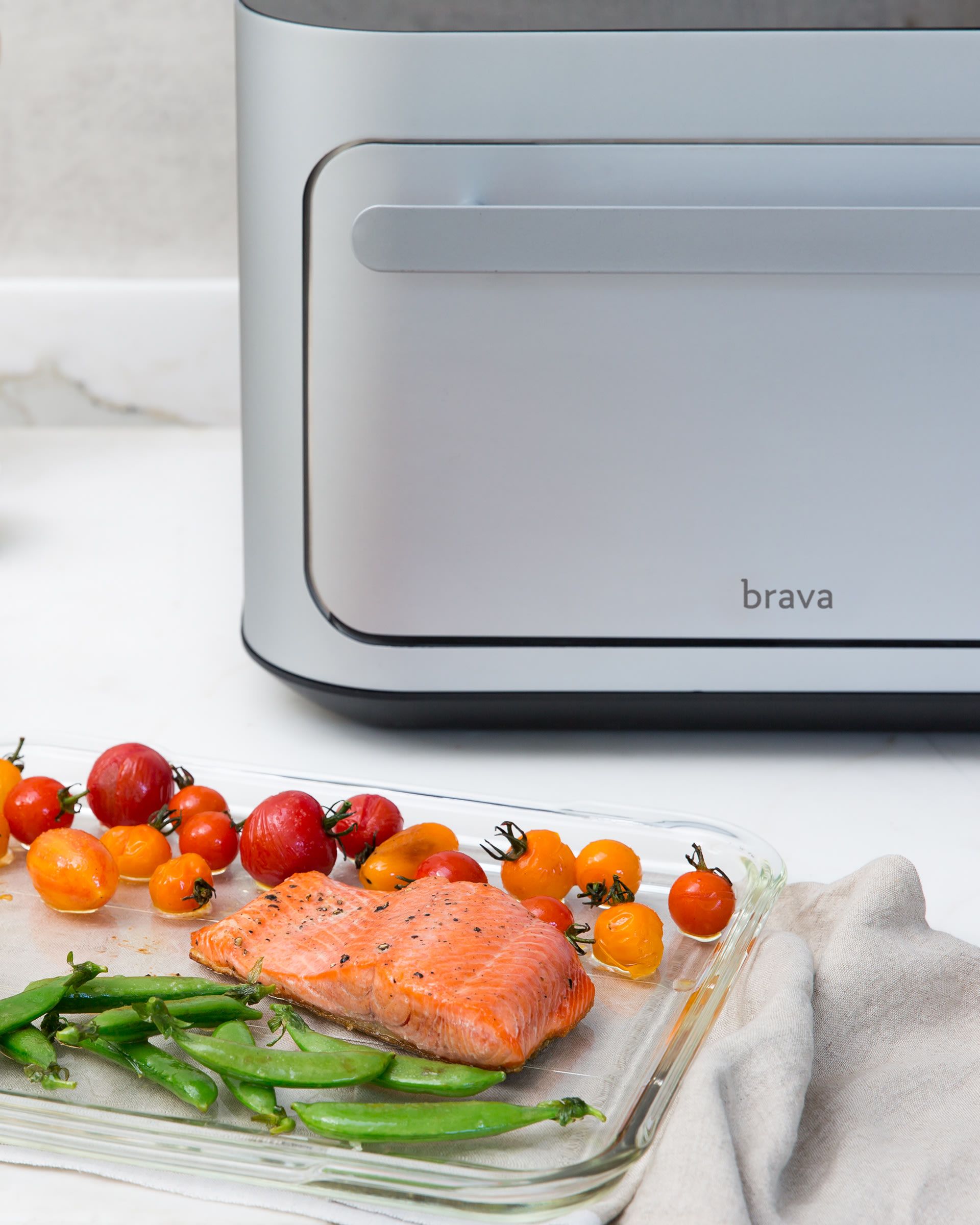 brava with salmon