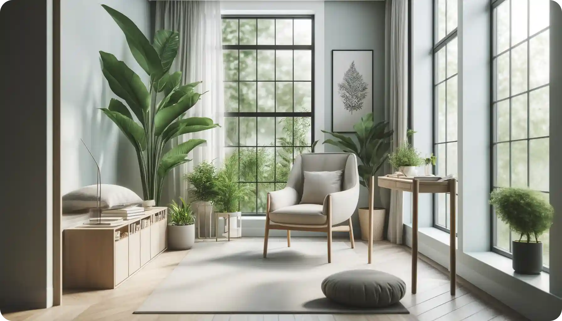 A well organized room resembling well organized handlers