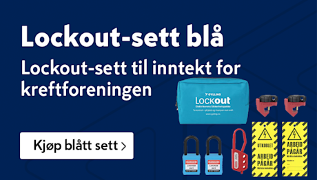  For hvert Lockout-sett som selges, gir Gylling 100 kroner til Kreftforeningens arbeid