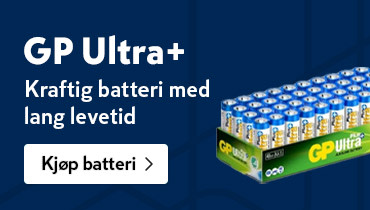 GP Ultra+ er et meget kraftig batteri, med lang levetid