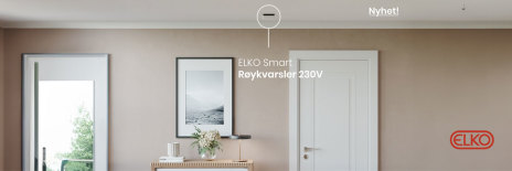 Ny røykvarsler i ELKO Smart-serien med 230V-tilkobling