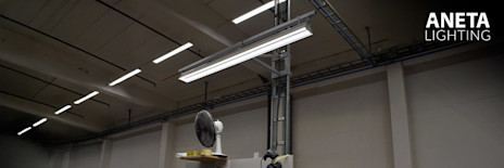 Effektiv og moderne belysning for industrien – fra Aneta Lighting