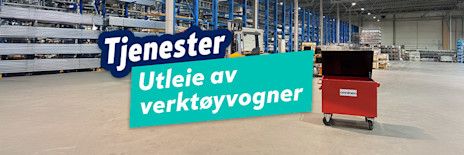 Utleie av verktøyvogner