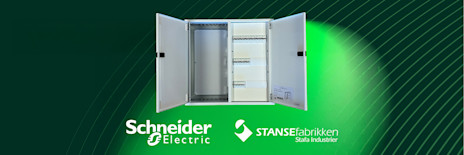 Nytt strategisk samarbeid: Komplette boligskap fra Schneider Electric og Stansefabrikken