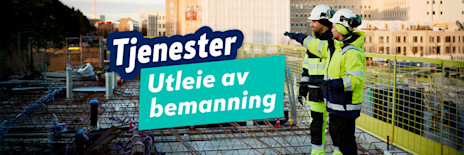 Utleie av bemanning for byggeplass-logistikk