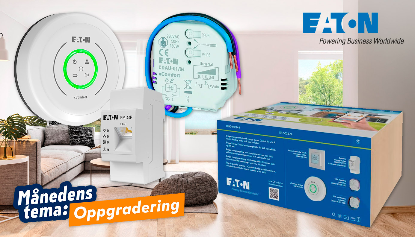 Mnd-tema Oppgradering artikkel Eaton miljø produkter