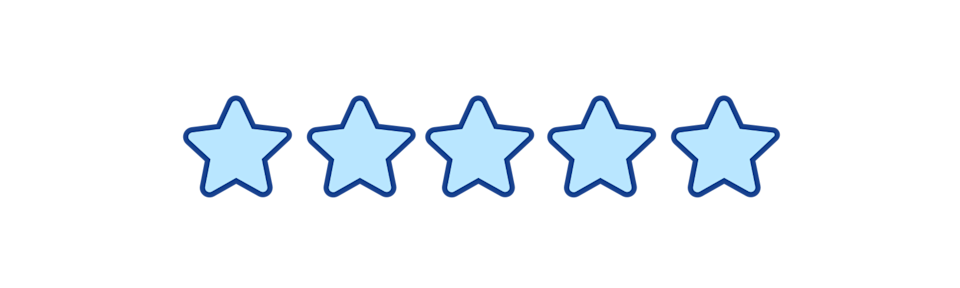 Five star reviews