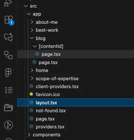 NextJS Folder structure