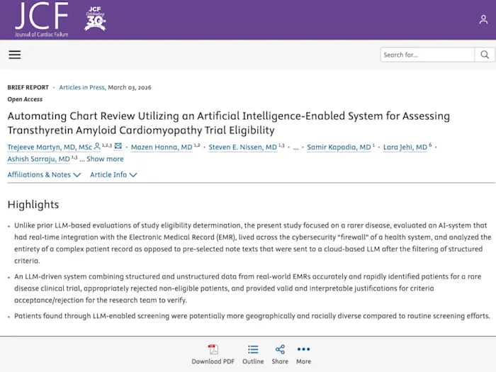 Dyania Health Publication