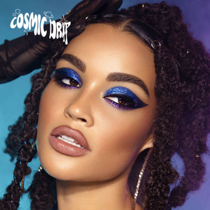 Cosmic Drip Holiday Makeup