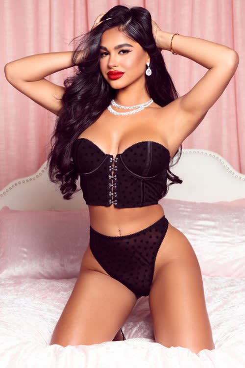Heart Eyes 2 Piece Corset Set