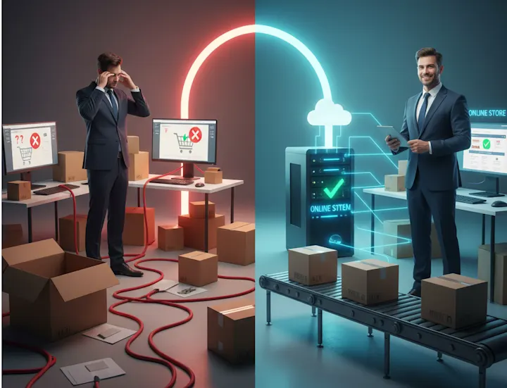 ¿ERP y tienda en línea desconectados? 5 señales de que llegó el momento de integrarlos