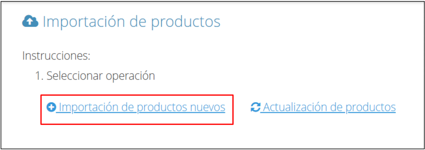 Import new products