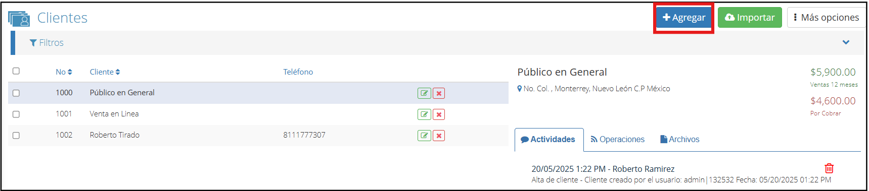 Add client