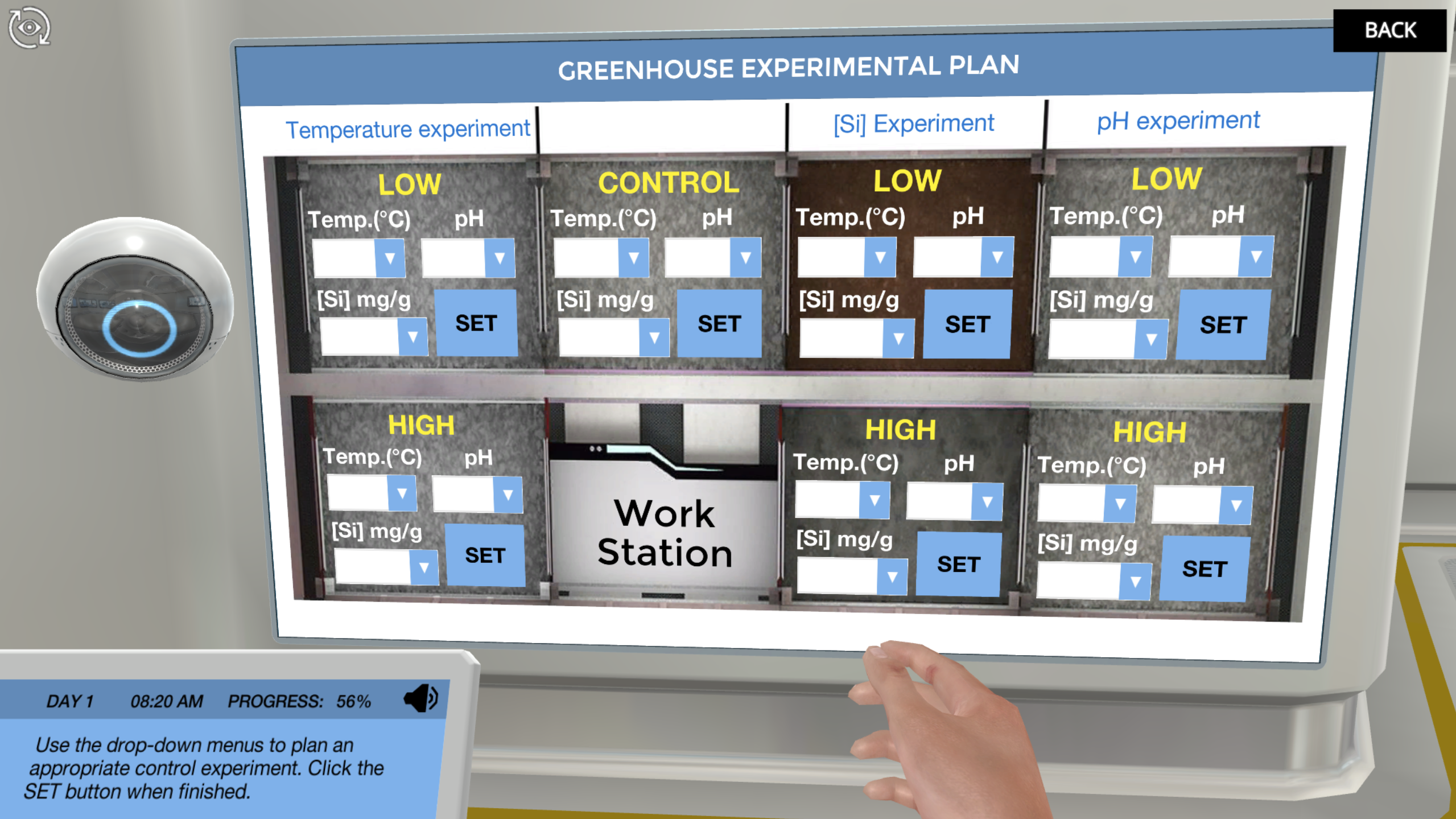 Ecological Niches Virtual Lab Labster