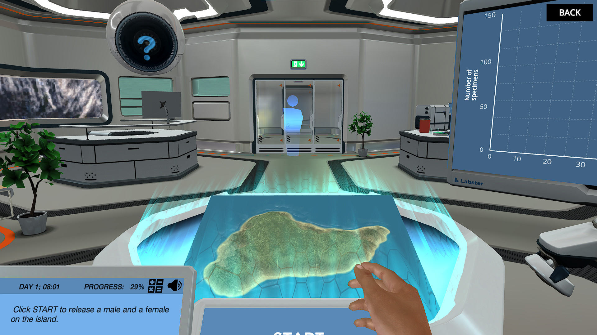 Evolution Generations of an allele Labster Virtual Labs
