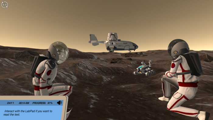 Preview of VAS New texture on Mars simulation.