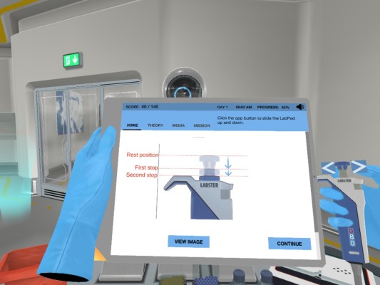 PIP 3 simulation screenshot. Discover the power of virtual labs.