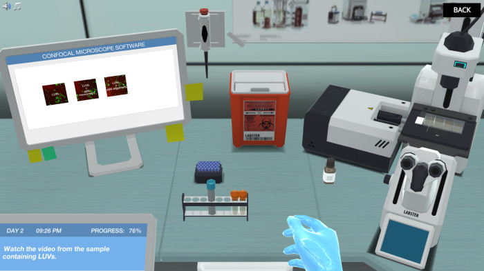 PAK 3 simulation screenshot. Discover the power of virtual labs.