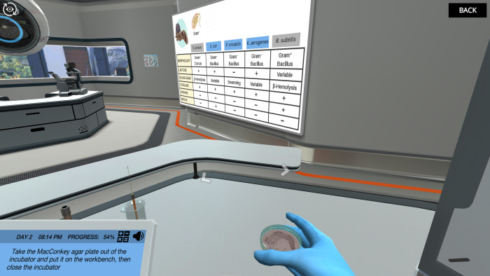 Preview of IDB Culturing simulation.