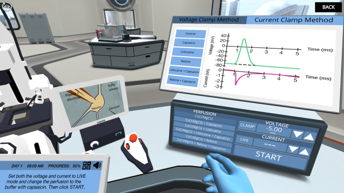 SEN 4 simulation screenshot. Discover the power of virtual labs.