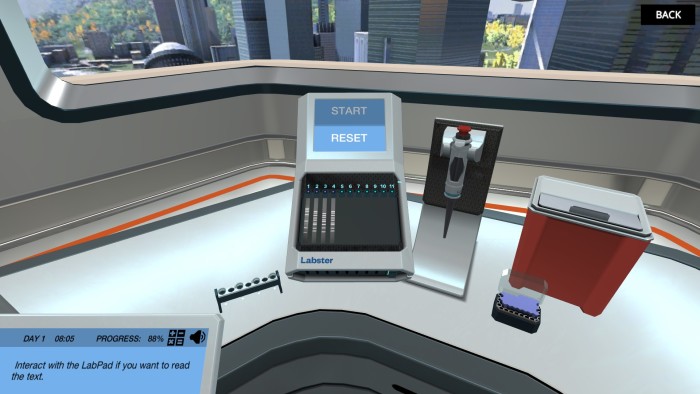NAG 4 simulation screenshot. Discover the power of virtual labs.