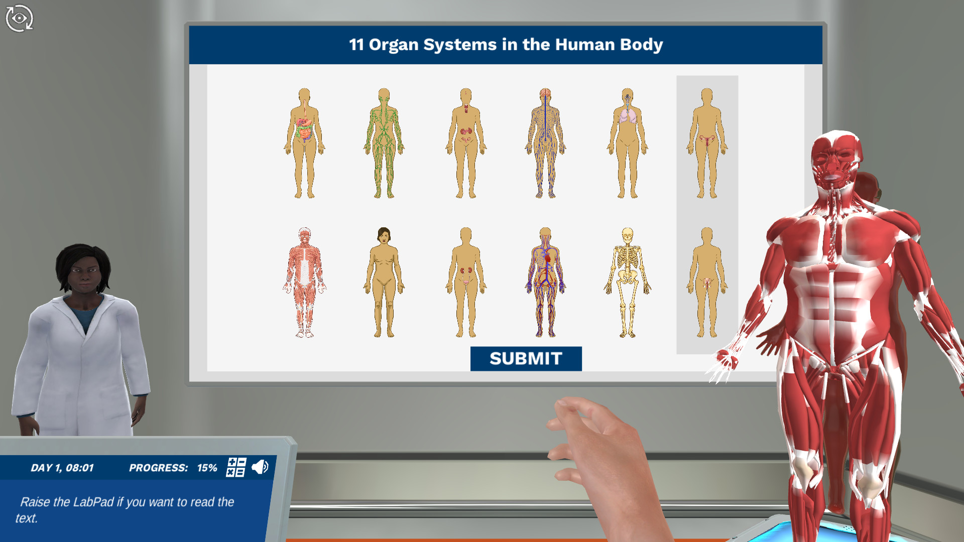 Body Structure and Organization: Help identify a potentially failing organ system