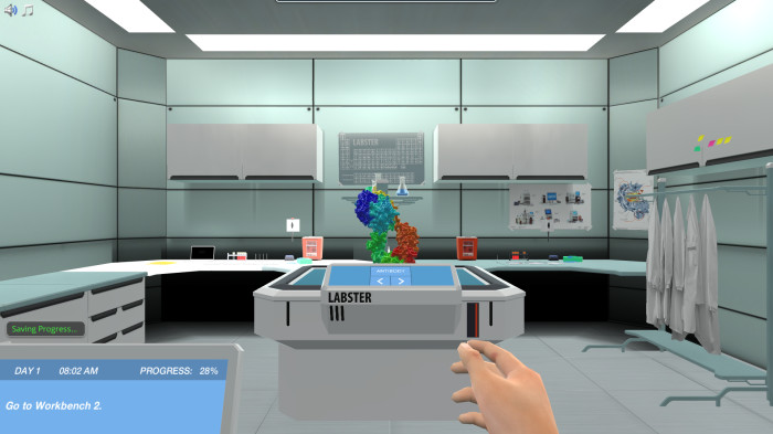 ABL 1 simulation screenshot. Discover the power of virtual labs.