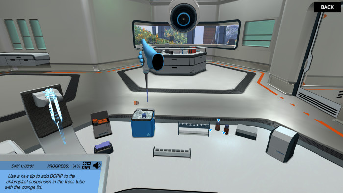 ET2 1 simulation screenshot. Discover the power of virtual labs.
