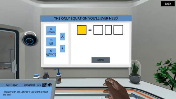 SO1 3 simulation screenshot. Discover the power of virtual labs.