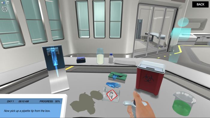LSC 4 simulation screenshot. Discover the power of virtual labs.