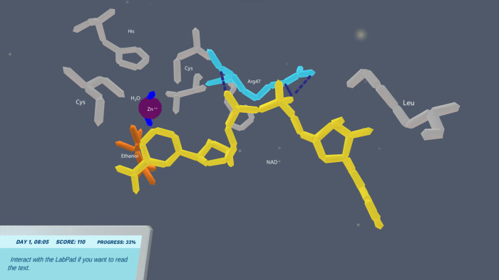 Preview of Enzyme Kinetics Screenshot 2 simulation.